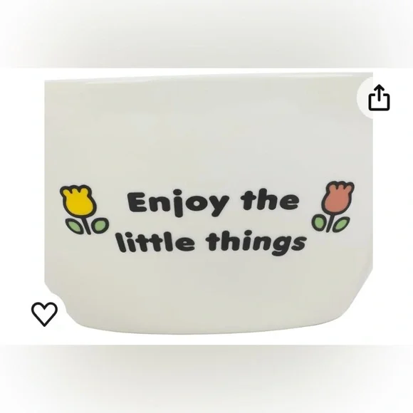 Hello Kitty Enjoy The Little Things Ramen Bowl With Spoon & Chopsticks brand new - Picture 6 of 11